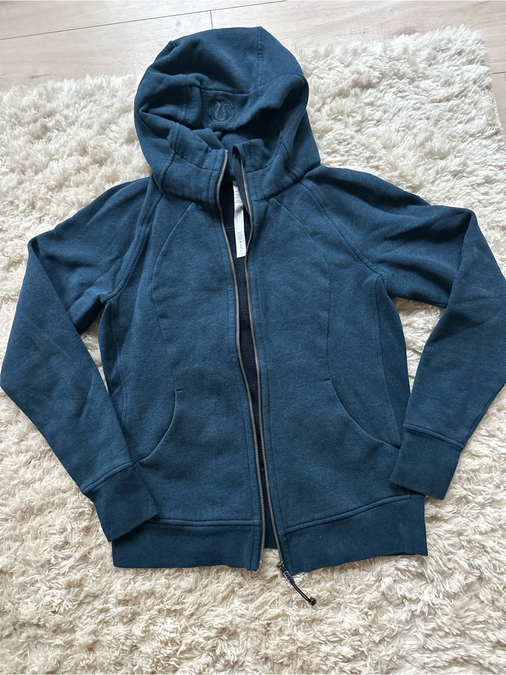 lululemon athletica Deep Navy Zip-Up Hooded Jacket